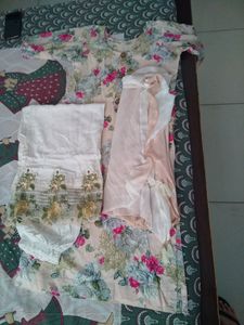 Buy 1 plazo suit , Get 1 frock dress Free