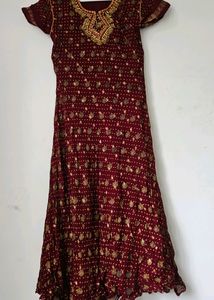 Maroon Aline Kurta