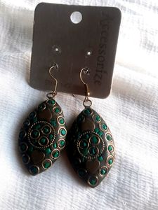Almond Shape imported Earring At SALE