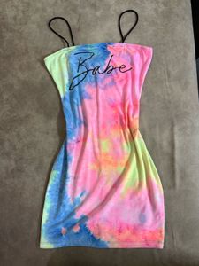 Tie-Dye Bodycon Dress