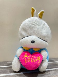 💖 Cute Plush Bunny Holding Heart For Girls