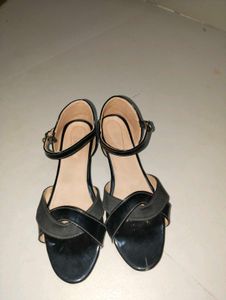 Black Ankle Strap Heels