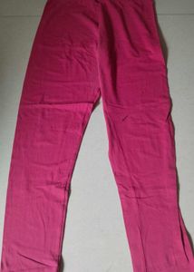 Go Colors Pink/ Peach Casual Leggings