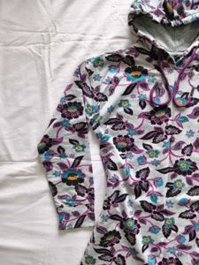 Paisley print hoodie