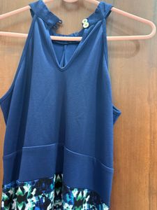And Navy Blue Dress