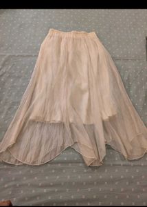Flowy Cream Skirt