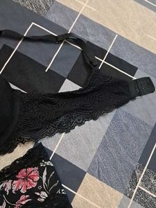 combo Of Four Imported Fabric Bra N Panty