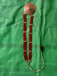 Traditional Red &amp; Gold Necklace.Unused