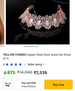 Completely New American Dimond Jewellery Set