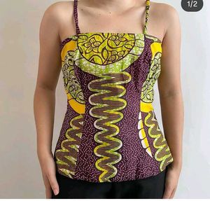 Patterned Cami Top