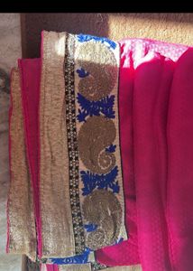 Magenta Saree