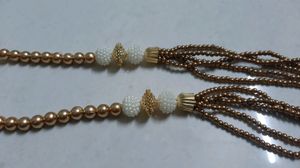 Golden white beads necklace ❤
