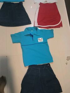School And Sports Dress For 4-5 Year Old Girl