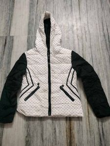 Stylish Polka Dot Puffer Jacket