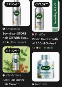 Vilvah Hair Growth Oil 70ml left