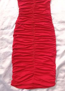 Brand New (Urbanic) Red ♥️ 🍒 Ruched Dress