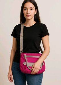 Pink Crossbody Bag