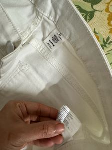 HnM White Denim