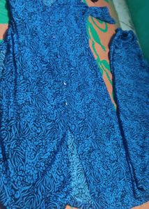 Blue,Black Combination Kurta Plazo 💞😍😟