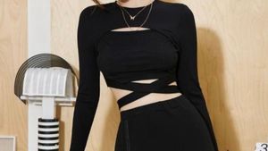 Front Cut Black Top