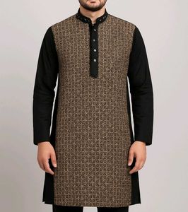 ethnic embroidery kurta / punjabi cotton