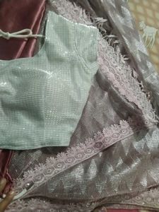 Elegant Pink Saree