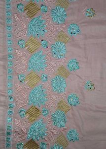 Embroidered Ethnic Dress Material