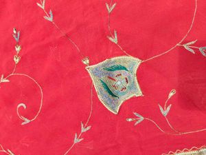 Red Embroidered Lehenga Choli Set