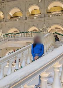 Blue Long Sleeve Top