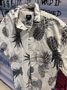 H&amp;M Pineapple Print Shirt