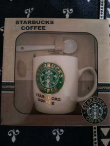 STARBUCKS CUP NEW WITH BOX AND SPOON