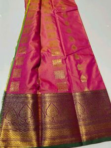 Pink Silk Saree