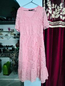 Pink Lace Dress Party Barbie Birthday