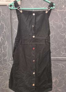Black Pinafore Dress