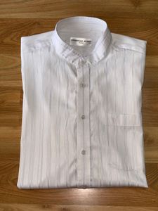 (Rare) Christian Aujard paris Striped White Shirt