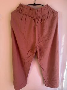 Peach Linean Women Pant