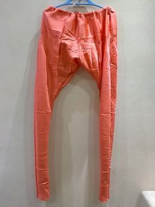 Peach Colour Anarkali Dress ( Net &amp; Silk Fabric)