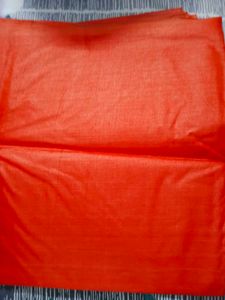 Silk Green and orange Dress Material
