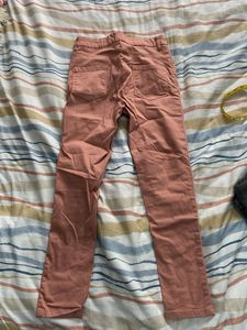 skinny jeans peach coloured. only used twice