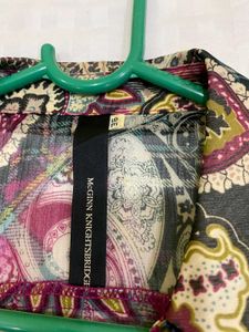 Paisley Print Tunic Top