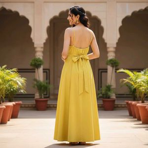 Yellow Maxi Sundress