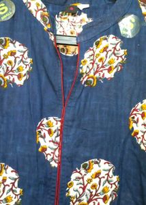 Kurti sleves designer shape fancy blue