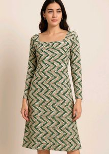 Chic Print Dress