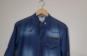 Gesture Jeans Denim Casual Shirt