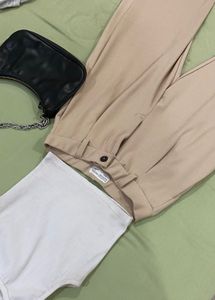 Korean Soft Beige Pants