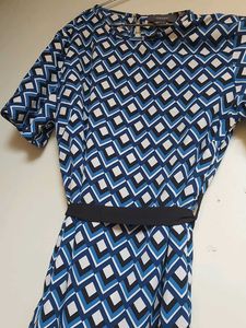 Geometric Print Dress