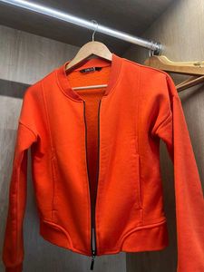 Orange bikers and casual Jacket
