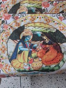 Radha Krishna Pillow Cover