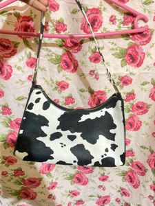 Cow Print Mini Bag