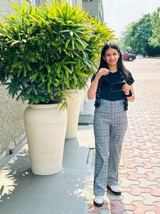 New Formal Checked Pants